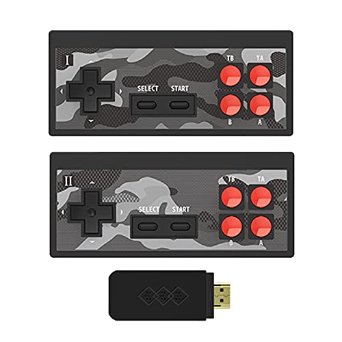 Consola de Juegos de TV, DYBITTS Consola de Juegos Retro HD Máquina de Juegos de Doble Juego Consola de Videojuegos HDMI Y2 HD portátil incorporada 750+ NES Classic Games Gran Regalo para Jugadores Cover