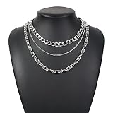 Colliers Bijoux Pendentifs Chaîne Punk Dames Collier sur Le Cou Hip Hop Gothique Style Grunge Bijoux Esthétique Féminine Bijoux Suspendus Accessoires