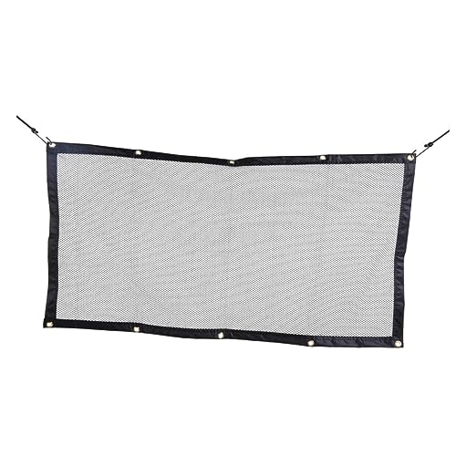 Sosoport Pet Travel Safety Barrier Durable Pressure Mounted Net for Vehicle Protection Spacious Design for Independent Pet Activity Easy Installation Without Tools