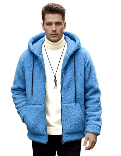 Image of Ben Martin Men Fleece Standard Length Zipper Hoodie with Kangaroo Pocket | Winterwear Jacket