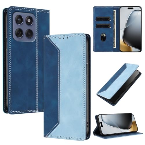 Étui cuir Motorola G23 et G53 protection rabat magnétique premium