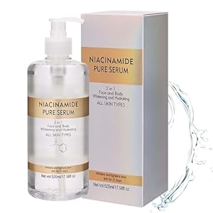 Niacinamide Pure Serum, 2-in-1 Face & Body Niacinamide Serum for Women – Large Capacity Pore Reducer & Balancing Sebum Production – Reduces Enlarged Pores – Highly Effective Skincare Solution-520ml