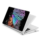 Black Queen Art Laptop Hard Shell Case Compatible with MacBook Pro 13 Inch Case A1706 A1708 A1989 A2159 ,Plastic Hard Shell Case Laptop Cover