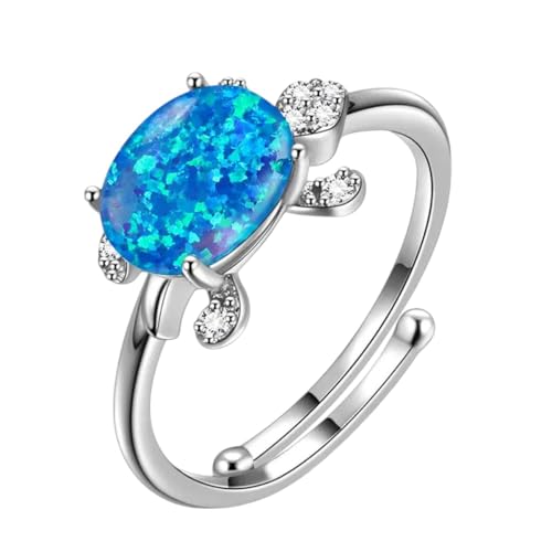Bague ajustable grand ovale multicolore pour en finir avec les problèmes de taille
