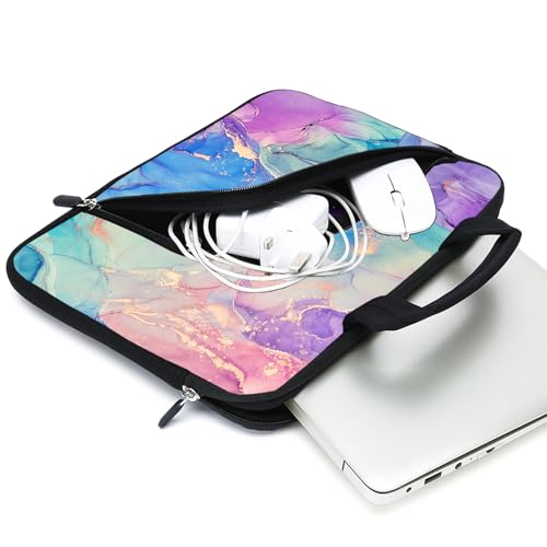 Funda para portátil de 12 pulgadas con asa y bolsillo frontal miniatura 5