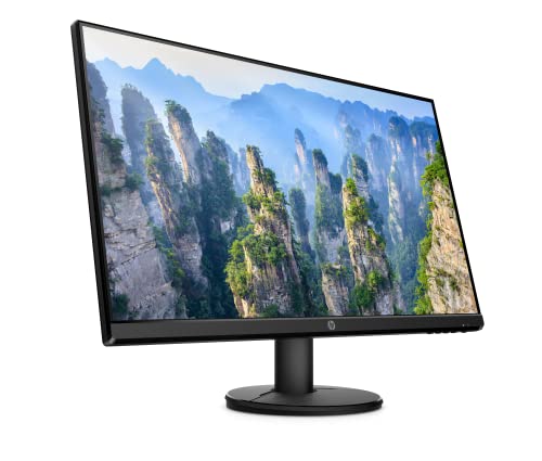 Hp V27I Fhd Monitor | 27-Inch Diagonal Full Hd Computer Monitor With Ips Panel And 3-Sided Micro Edge Design | Low Blue Light Screen With Hdmi And Vga Ports | (9Sv92Aa#Aba) Black #TOP2