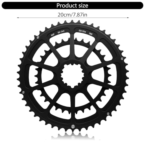 Disque chaîne vélo route double plateau de remplacement contre l'usure - 5
