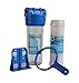 Planet-Aqua Wasserfilter Gehäuse Set 10 Zoll x 3/4" IG + IRON Eisenfilter Hauswasser Garten Brunnen Zisterne Pool Pumpen Filter gegen Eisen im Wasser
