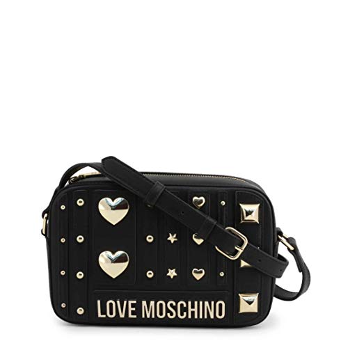 Love Moschino Borsa PU, Bolsa de mensajero para Mujer, 15x23x6 centimeters (W x H x L)