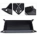 365park Valet Tray, Watch Coin Change Jewelry Key PU Leather EDC Valet Tray Box Perfect Christmas Gifts(Z001-Black)