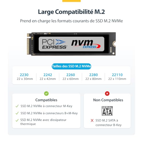 StarTech.com Dock Adaptateur USB CUSB A vers .2 NVMe - vue 9
