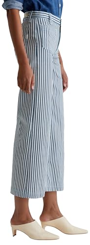 AG Adriano Goldschmied Women's Kassie Mid Rise Wide Leg Crop4