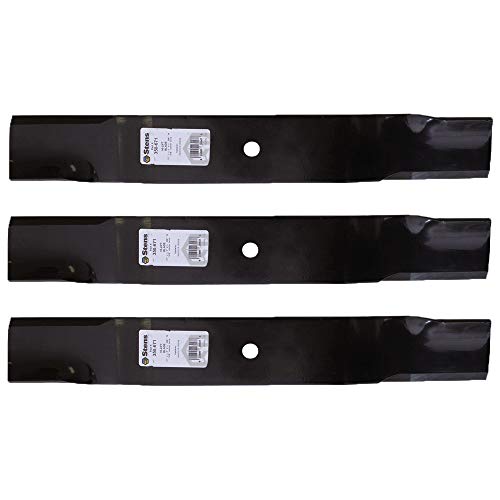 3pk 21" Hi Lift Blade Hustler 60" Cut Deck Super Z Riding Lawn