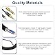 Zosvoses QC45 Spiralkabel Audio-Kabel, Ersatzkabel kompatibel mit Bose QC45/QC35/QC35 II/NC700 Kopfhörern, 2,5mm zu 3,5mm (1/8) Kabel mit 6,35mm (1/4) Adapter – 1,8-4,8m (6-16ft) (Schwarz)