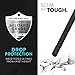 TUDIA DualShield Designed for OnePlus 5T Case, [Merge] Shockproof Heavy Duty Military Grade Dual Layer Slim Protective Case Cover - Matte Black
