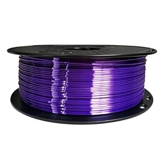 シルクパープルPLAフィラメント1.75mm 1kg PLAシルキーメタリック パープル3Dプリンターフィラメント光沢のあるシルクのような感触CC3D印刷材料