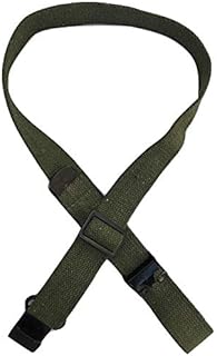 WAR Equine Militaria M1 Garand USGI Pattern OD Green Web Sling Two Point Made in USA