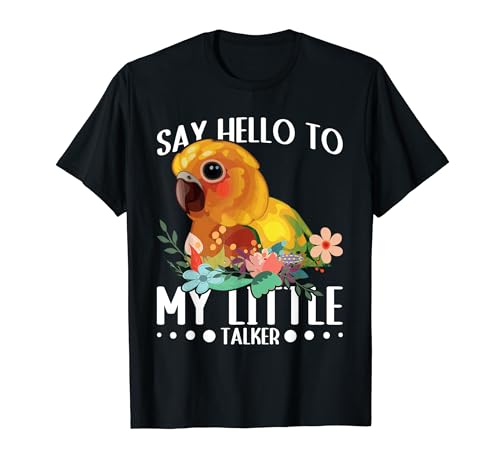 Parrot Bird Say Hello To My Little Talker T-Shirt