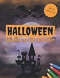 halloween kostüme kinder selber machen einfach  Halloween Malbuch für Kinder: Grusselge Malvorlagen für Kinder ab 3 Jahren, tolles Geschenk für die Halloyween-Party, 75 Illustrationen zum Anmalen