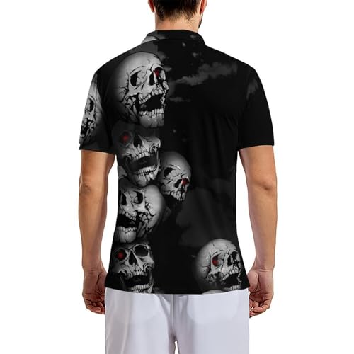 Mens Funny Polo Shirts, Short Sleeve Golf Shirts, Moisture Wicking Quick-Dry Business Casual Shirt for Men4