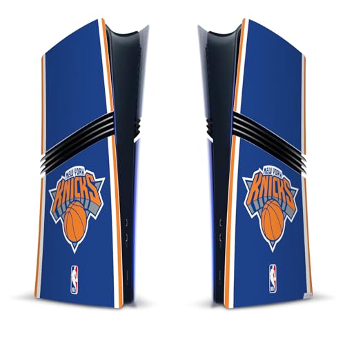 Autocollant PS5 Pro New York Knicks vinyle anti-trace pour console de jeu sans lecteur bleu