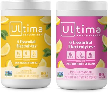 Ultima Replenisher Electrolyte Powder Drink Mix Bundle – Sugar Fr...