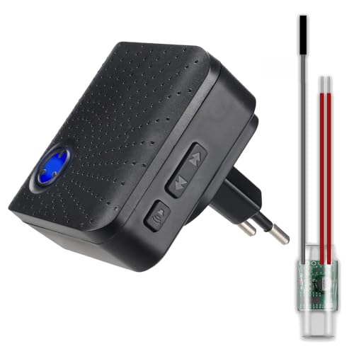 SUPRA Gongsignal Weiterleitung Funk Erweiterung Set Türklingel und Gong Weiterleitung 1 Funkkonverter + 1 Steckdosen Empfänger für bestehende Klingelanlagen (Einbausender 3-24V AC/DC)