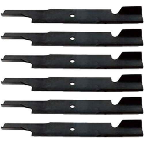 Paquete de 6 cuchillas XHT de repuesto de alta elevación de alta calidad para cortacésped XHT para Lastec P128  Agujero de 21 x 3 pulgadas0.625