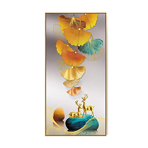Feuilles d'or grande taille d'art de diamant de bricolage 5D mosaïque adultes 40x100
