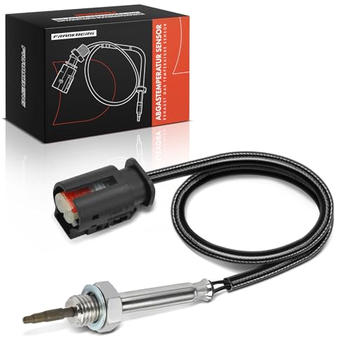 Frankberg Abgastemperatursensor nach AGR-Ventil 2-Polig Kompatibel mit 1er F20 F21 3er E90 E91 E92 E93 5er F10 F11 7er G11 G12 X1 E84 X3 F25 X4 F26 X5 F15 F85 Replace# 13628490101