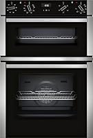 NEFF, N50, U1ACE2AN3B, 60cm Built-in Double Oven with CircoTherm, Easy Clean and LCD display in Stainless steel