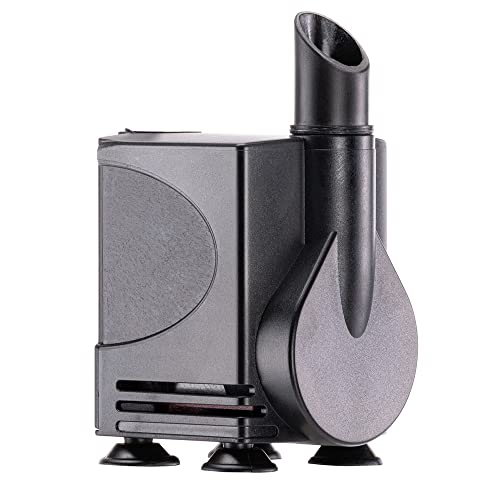 Hydor Tauchkreiselpumpe PICO 600.115, 600 l/h, Regulierbar, Süß- und Meerwasser, Trinkbrunnen, Schildkrötenbecken