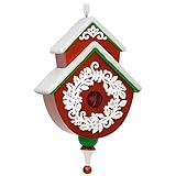 Hallmark Keepsake 2017 Red and Green Beautiful Birdhouse Christmas Ornament