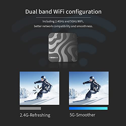 Upvivi Tv Box Android 12.0,T95Max Android Tv Box 4Gb Ram 32Gb Rom, Ultra Hd 6K Android Box Bt4.0 Dual-Wifi 2.4 5.0Ghz Ethernet Usb2.0 Hdr10+ 3D Android Smart Tv Box 2023 #TOP3