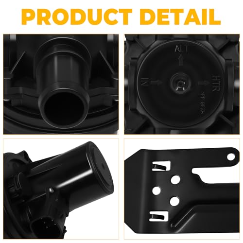 3 Way Coolant Heater Control Valve Compatible with Dodge Ram 1500 2500 3500 4500 2013 2014 2015 2016 2017 2018 Replace# 52014892AC 52014892AB 52014892AA by LUKYUCHA - Image 6