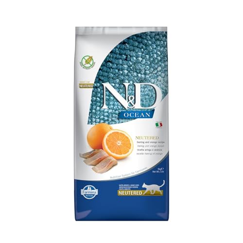 N&D Ocean Neutered, Herring & Orange Adult 5 kg