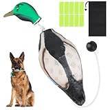 Pletpet Dead Duck Dummy Bumper, for Waterfowl Hunting Retriever Dog Training, with 10 Reflective Tape & 1 Storage Bag, Floatable Waterfowl Hunting Dog Training Tool