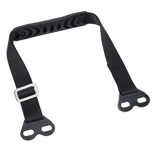 Image of WOOSTAR Two Holes Front Adjustable Tugger Strap Replacement for CRF YZF YZF X WR Suzuki RMZ KXF Kayo T4 T6 Motorcycle Off-Road Vehicle Dirt Pit Bike Motocross Black