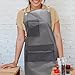JECOMPRIS Grooming Apron Waterproof Fashionable Multi-purpose Artistic Kitchen Tool