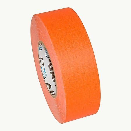Pro Gaff/Gaffers Tape .5, 1, 2, 3, 4 Inch Widths X Variable Lengths, 2 Inch, Fl. Orange
