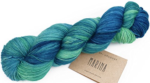 Manos Del Uruguay Marina N0044 Atlantis, 100g, Hand Dyed Lace Yarn