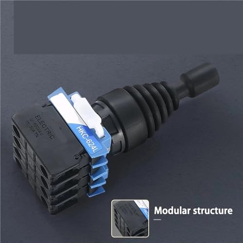 Joystick de palanca HKC-624L para sustitución en paneles de mando de 4 vías 4