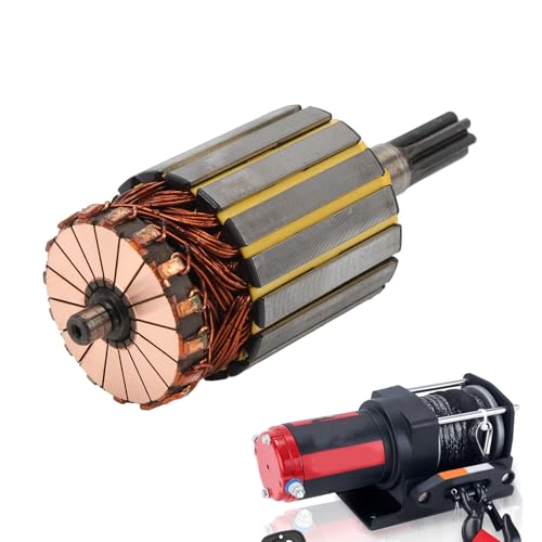 Rotor motor para winch ATV 3000LB DC12V metal miniatura 6