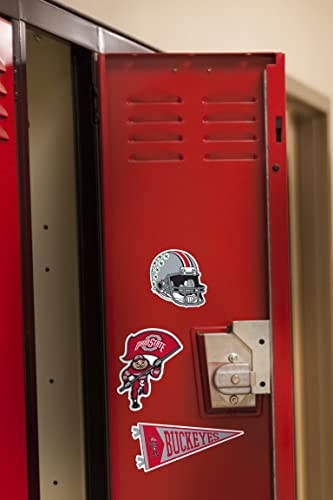 Image of The Ohio State University Buckeyes 8ct Mixed Logo and Mascot Vinyl Sticker Pack for Laptop Water Bottle Tablet Scrapbooking Skateboard Indoor Outdoor Decals