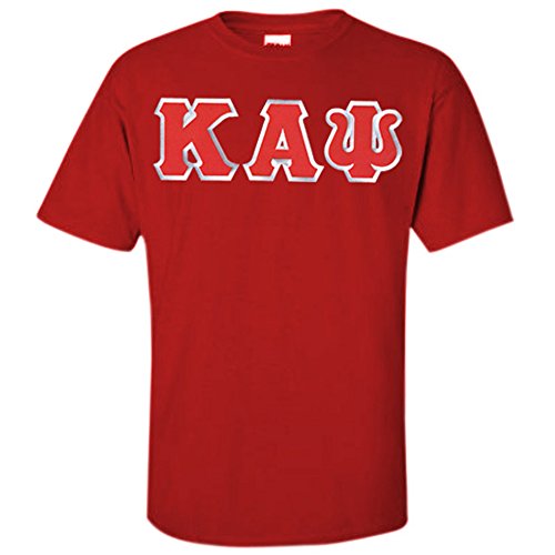 Kappa Alpha Psi Lettered T-Shirt X-Large Red