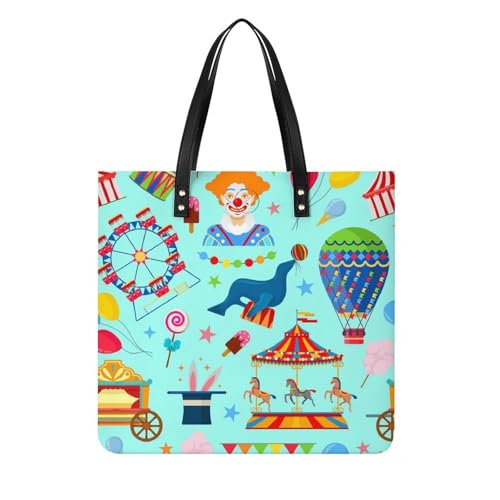 Sac à bandoulière premium motif cheval montgolfière pour femme active
