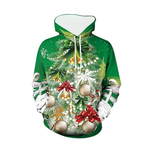 Pullover Herren Weihnachten Ugly Christmas Sweater Schlicht Weihnachts...