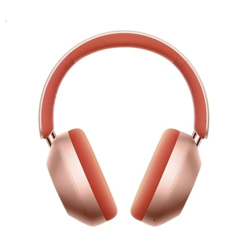 MNNZHG wireless earbuds F6 Active Noise Cancelling Headphones Head Tracking 3D Audio 40mm Hi-Res ANC bluetooth Headset HIFI APP Control ear buds(Pink)