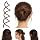 20 Stück Spirale Haarspange, Haarnadeln Bobby Pins, spiral haarnadeln, Rotierende Diy Haarnadeln Haarspangen, für Frauen, Mädchen, DIY Frisuren Zubehör（Braun） - 6