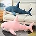 OPHRBU Shark Stuffed Animal Plush,Soft Pink Shark Stuffed Animal,Plush Large Shark Toys for Home Decoration Kids Gift (Pink,24 inches)